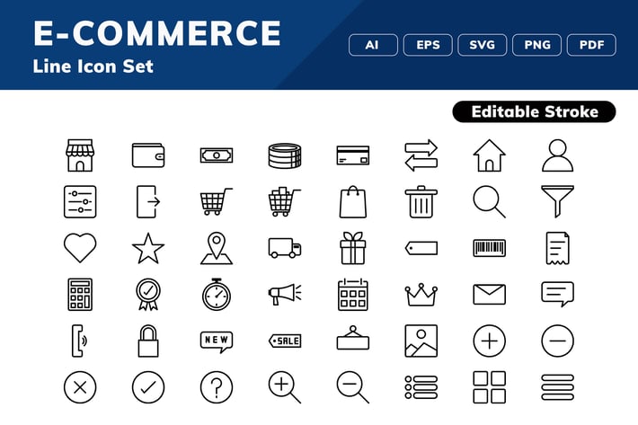 E-Commerce Icon Set