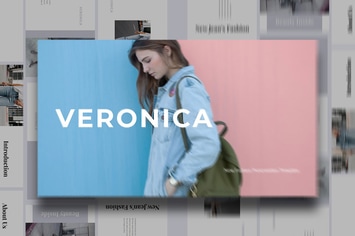 Veronica – Fashion PowerPoint Template