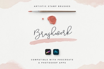 Brushwork: Artistic Procreate & Photoshop brushes