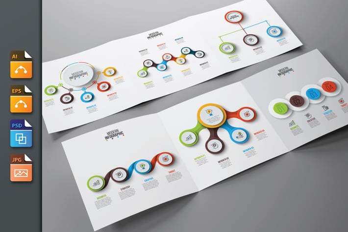 Infographics template set v.23