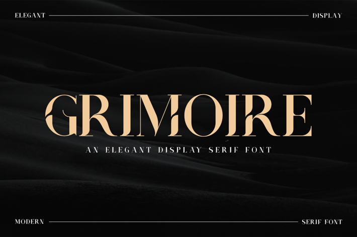Grimoire - Elegant Fashion Font