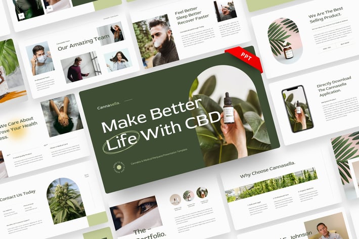 Cannabis & Medical Marijuana PowerPoint Template