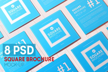 Square Brochure Mock-up