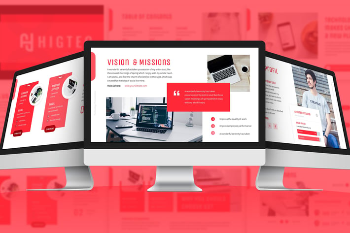 HigTec - Technology Google Slides Template