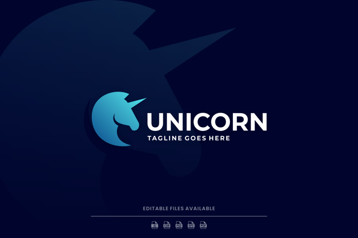 Unicorn Gradient Logo