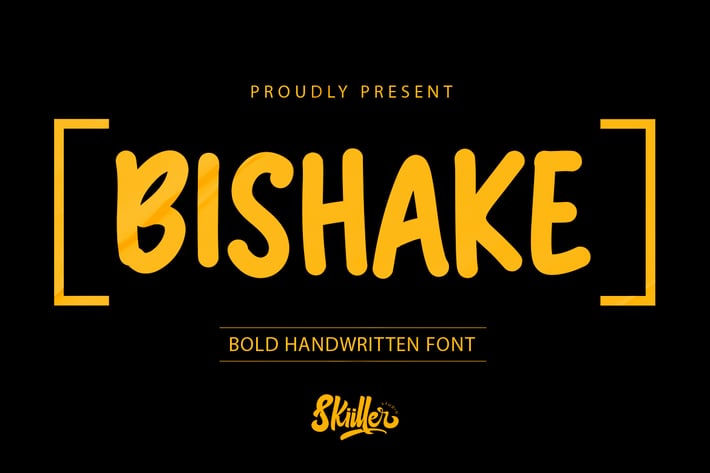 Bishake - Handwritten Font