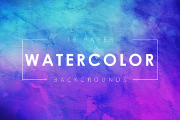 16 Watercolor Paper Backgrounds Vol. 3