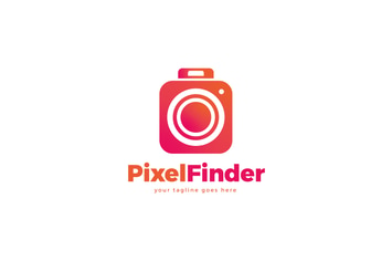 Pixel Finder Logo Template