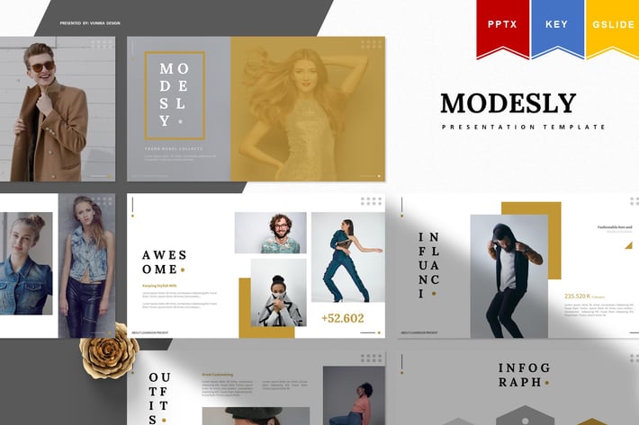 Modesly | Powerpoint, Keynote, Google Slides