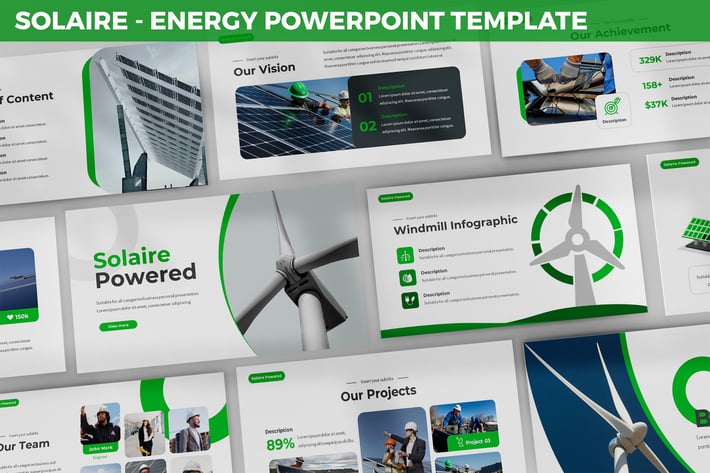 Solaire - Energy Powerpoint Template