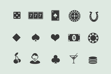 15 Gambling and Casino Icons