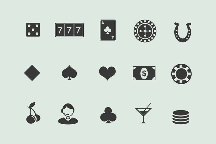 15 Gambling and Casino Icons