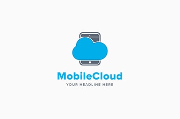 Mobile Cloud Logo Template