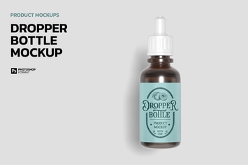 Dropper bottle - Mockup