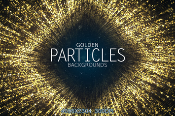 Golden Particles Backgrounds