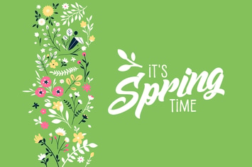 Spring banner