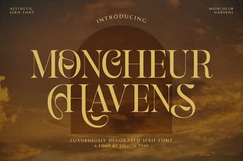 Moncheur Havens | Stylish Serif Font
