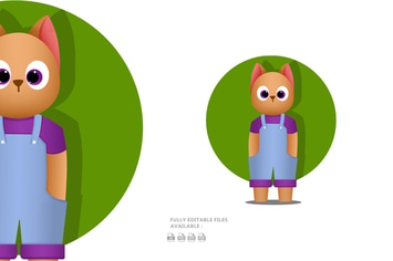 Cool Cat Illustration