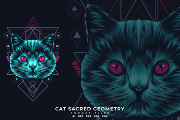 CAT SACRED GEOMETRY