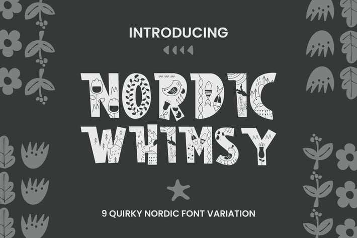 Nordic Whimsy – 9 Quirky Nordic Font Theme