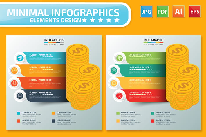 Money Infographics design