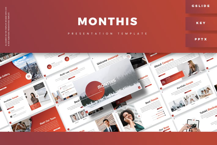 Monthis - Presentation Template
