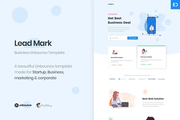 LeadMark - Lead Generation Unbounce Landing Page