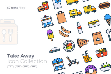 Take Away Filled Icon