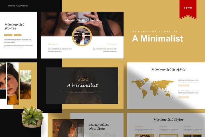 A Minimalist | Powerpoint Template