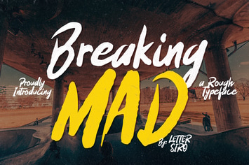 Breaking Mad Font