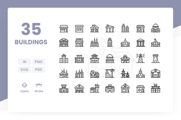 Buildings - Icons Pack