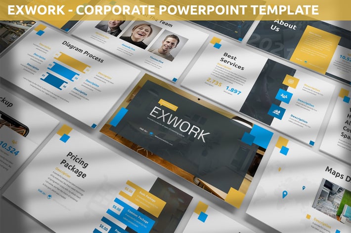 Exwork - Corporate Powerpoint Template