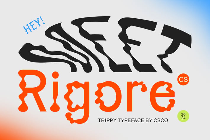 Rigore – Trippy Font