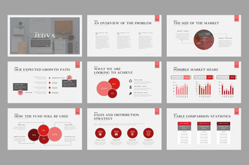 Jedva : Pitch Deck Keynote Template 