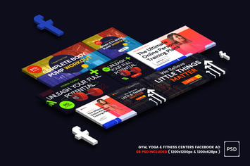 Gym, Yoga & Fitness Centers Facebook Ad