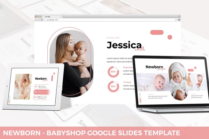 Newborn - Babyshop Google Slides Template