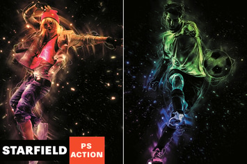 Starfield Photoshop Action