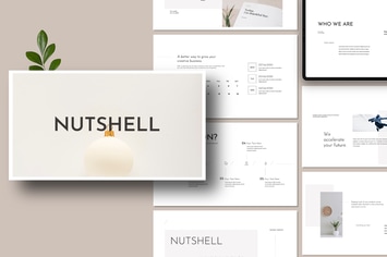 NutSell - Clean Minimal  Powerpoint Business 