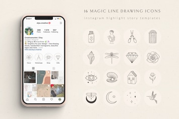 16 Instagram Highlight Story Templates