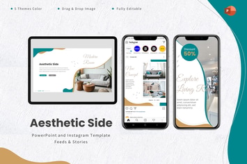 Aesthetic Side - Powerpoint & Instagram Template