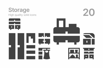 Home Storage Icons