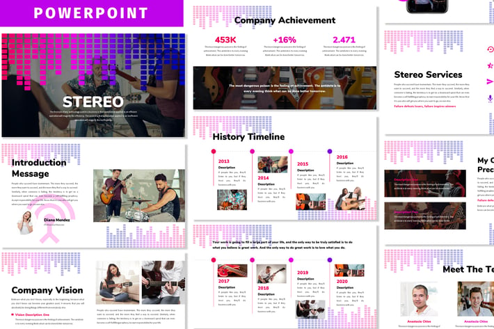 Stereo - Business Powerpoint Template