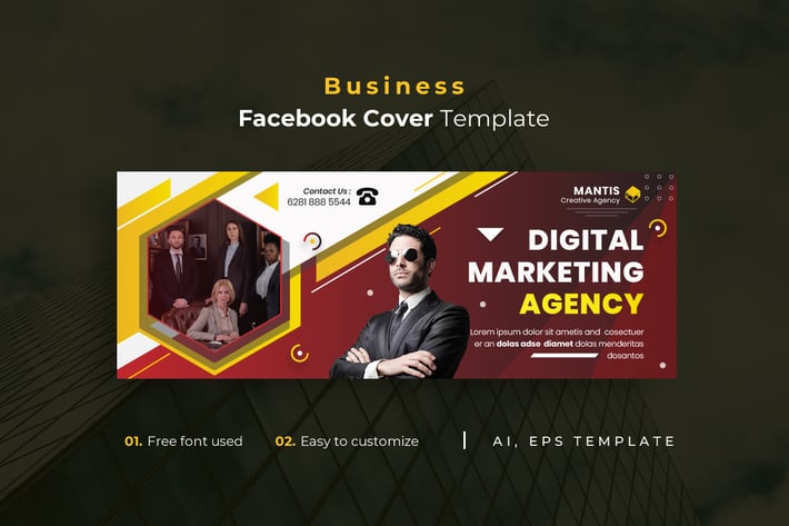 Business r6 Facebook Cover Template