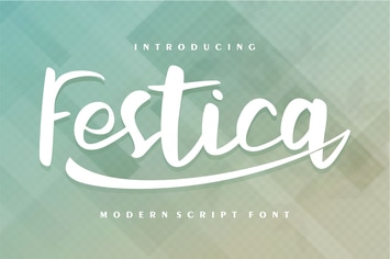 Festica | Modern Script Font