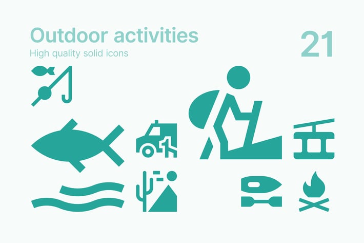 Outdoor Activity Icons