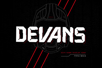 Devans - Scifi Game Font