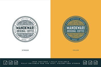 Coffee Logo - Manokwari Original Coffee