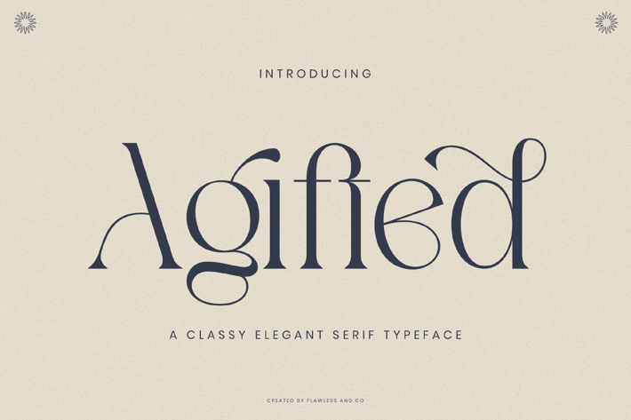 Agifted - Elegant Serif Font