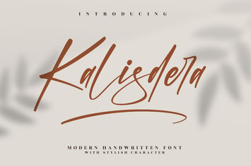 Kalisdera Modern Handwritten Font
