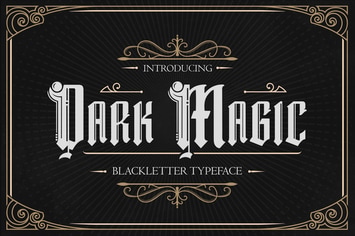 Dark Magic – Blackletter Typeface